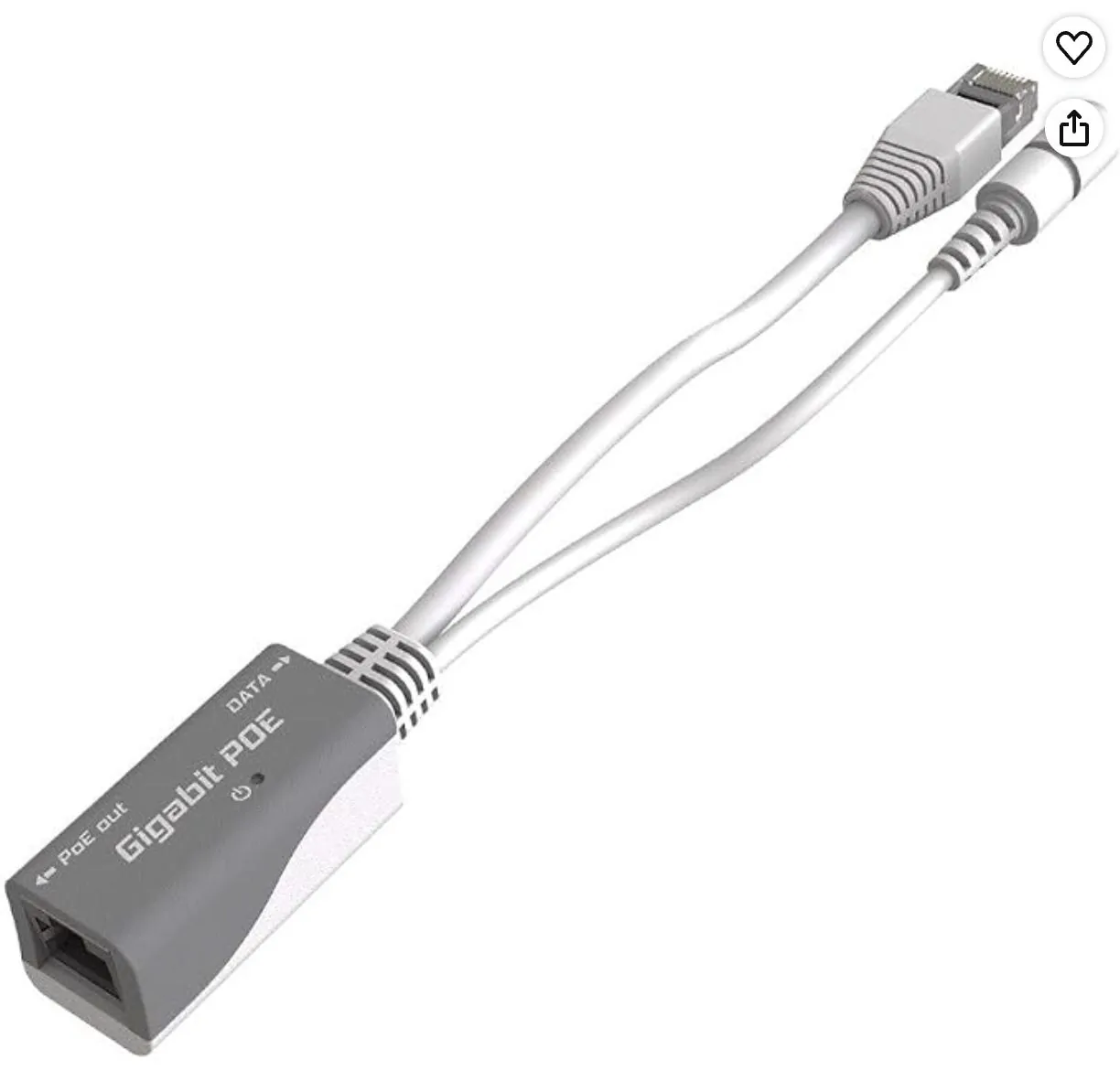 Injecteur PoE Gigabit MikroTik RBGPOE – 18 à 57 V - Image 2