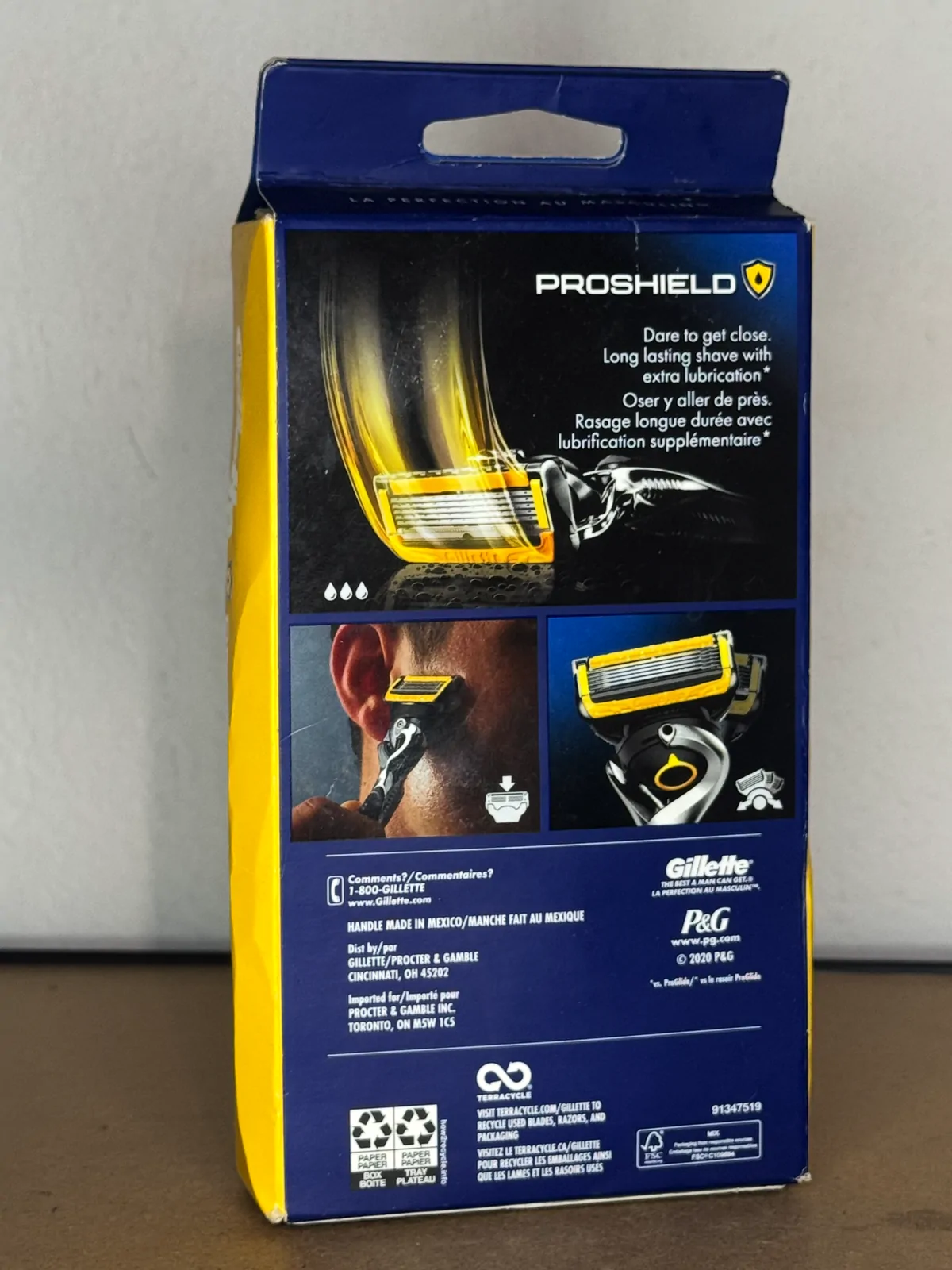Ensemble Gillette ProShield – Rasoir + 11 cartouches – Image 3