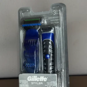 Gillette Styler 3-en-1 – Tondeuse et rasoir pour barbe