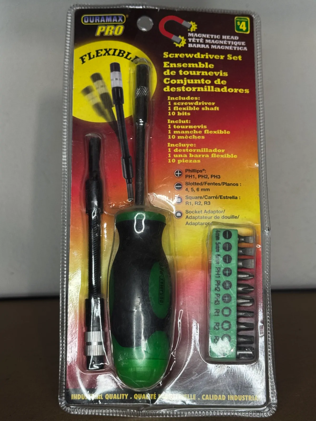 Ensemble de tournevis flexible Duramax Pro – 10 embouts