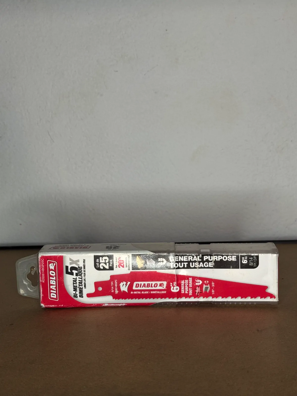 Lames de scie alternative DIABLO bimétalliques tout usage, 6 po – Lot de 25 – Image 2