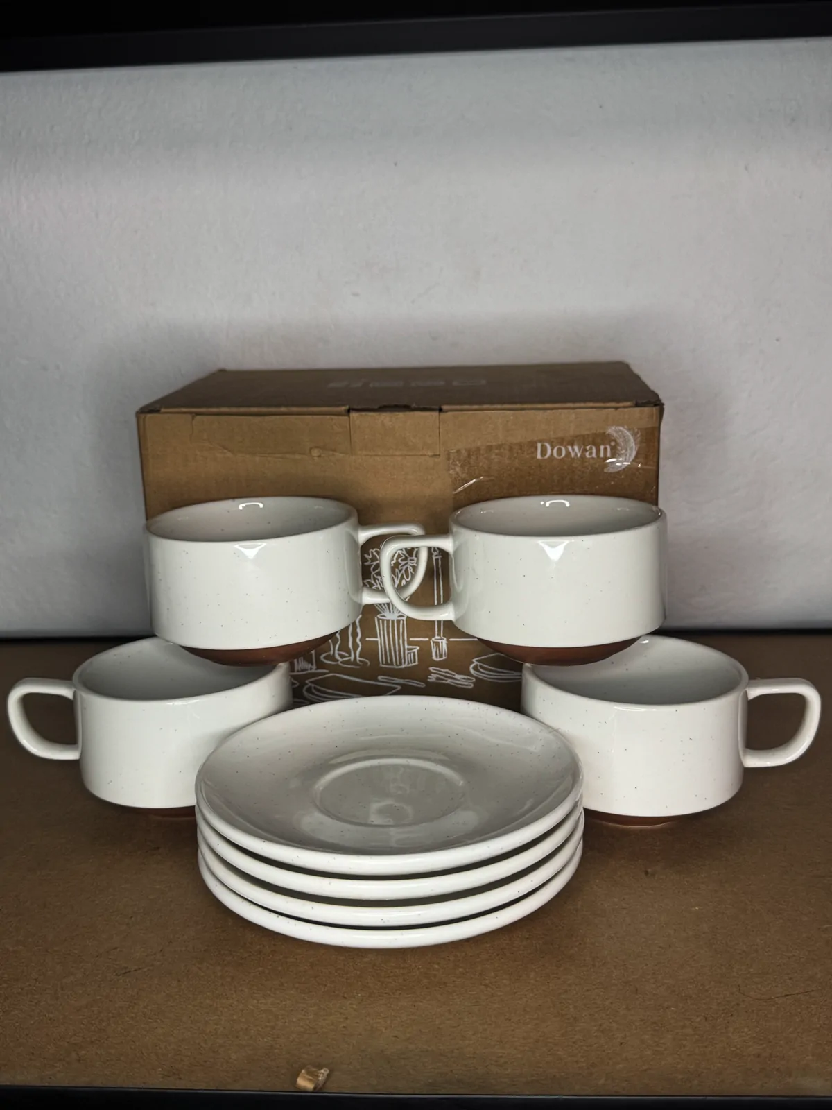 Ensemble de 4 tasses en céramique
