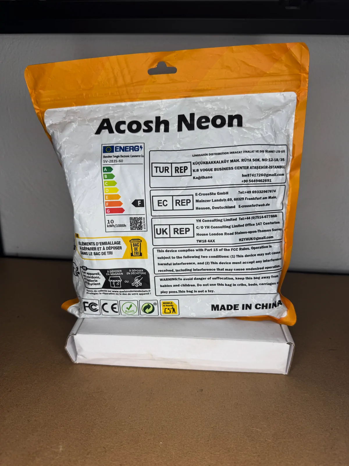 Kit de rubans LED Acosh Neon avec commande à capteur – 3 rouleaux – Image 3