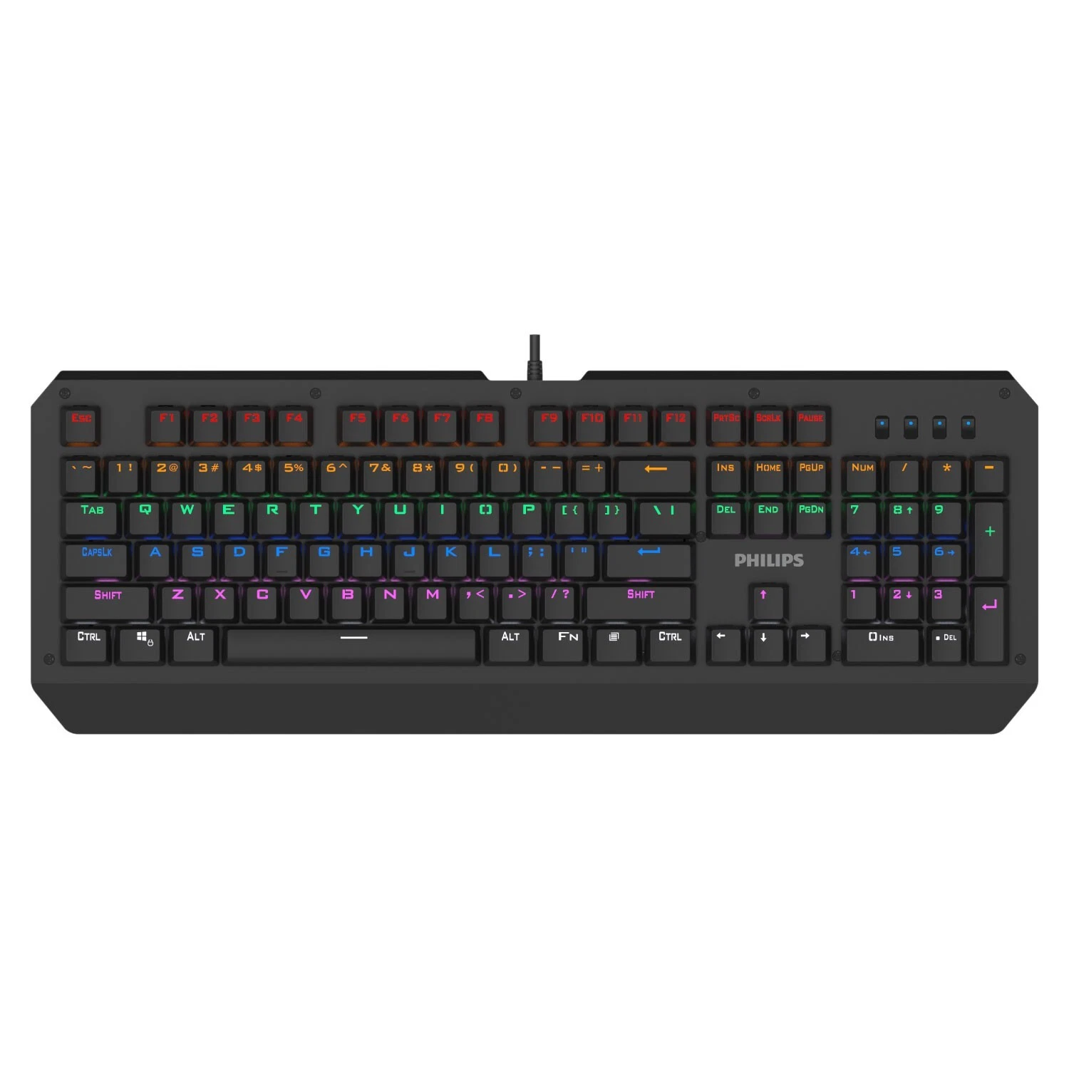Clavier Gaming Philips Momentum SPK8413/00 – Rétroéclairé RGB – Image 2