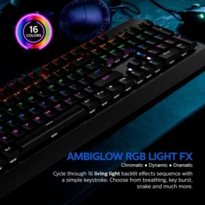 Clavier Gaming Philips Momentum SPK8413/00 – Rétroéclairé RGB