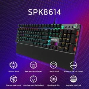 Clavier Gaming Mécanique Philips Momentum SPK8614/00 – RGB