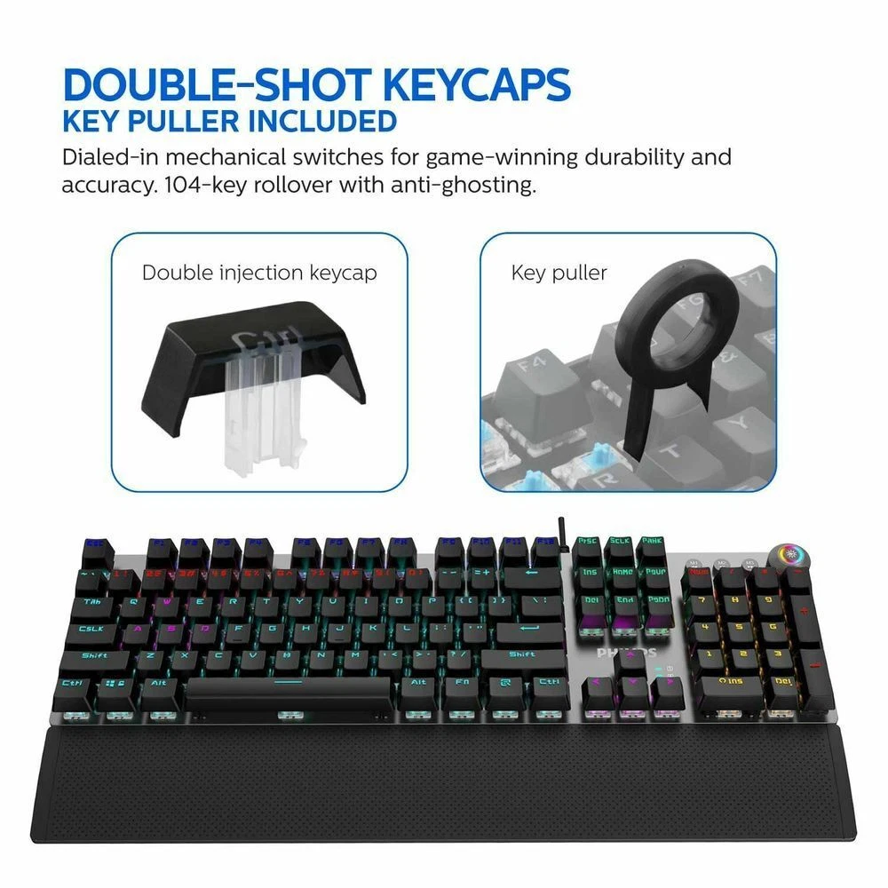 Clavier Gaming Mécanique Philips Momentum SPK8614/00 – RGB – Image 5