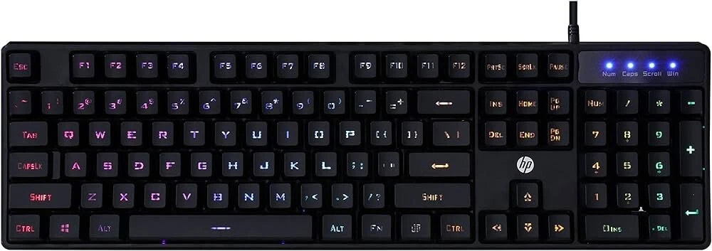 Clavier Gaming HP K300 – Rétroéclairé LED – Image 2