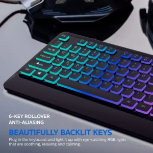 Clavier Gaming Philips Momentum SPK8294/00 – USB Filaire