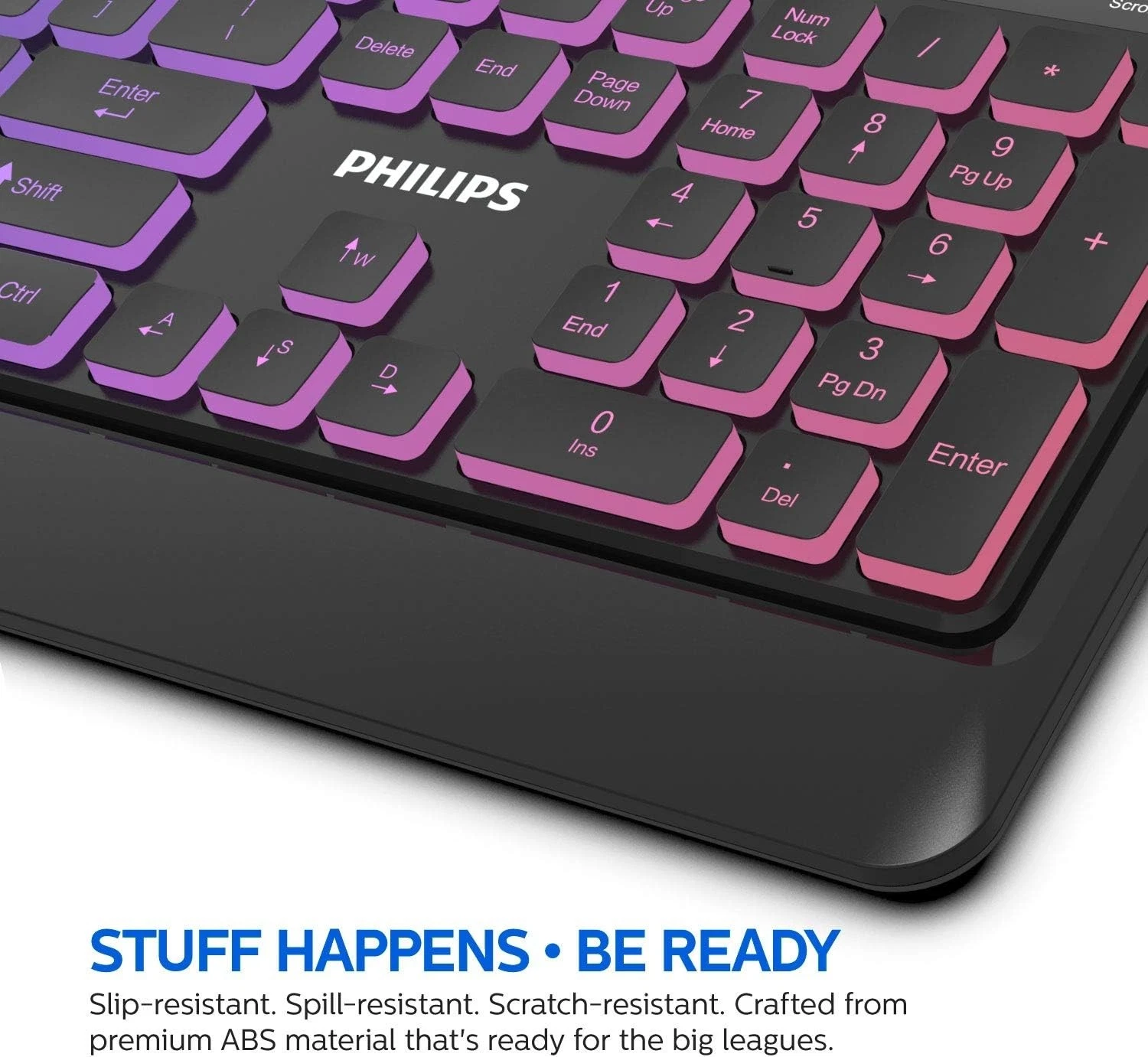 Clavier Gaming Philips Momentum SPK8294/00 – USB Filaire – Image 2