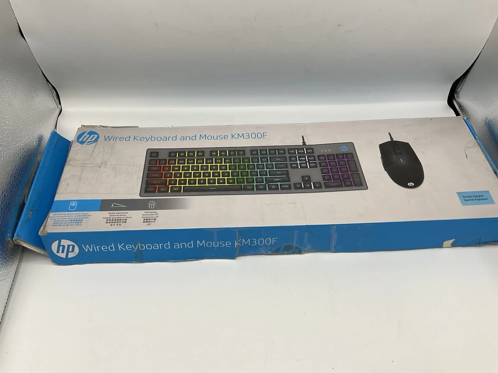 HP KM300F — Ensemble clavier et souris gaming USB rétroéclairés – Image 2