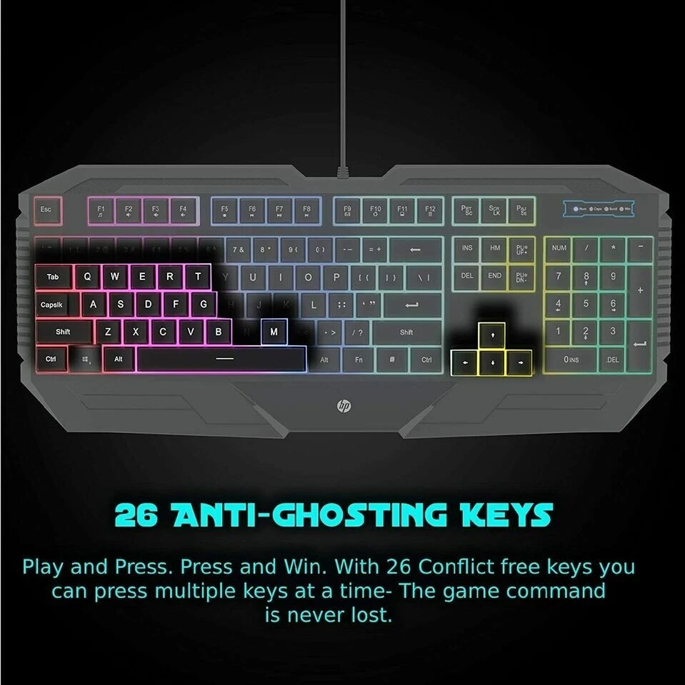 HP Gaming Keyboard K110 – Clavier Gaming Filaire – Image 2